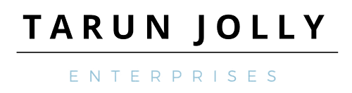 The logo for Tarun Jolly Enterprises in New Orleans, LA